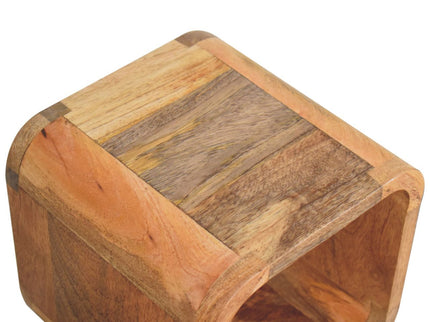 Minimalist Open Curved Nightstand