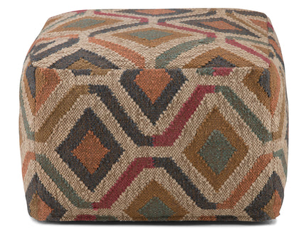 Johanna - Handcrafted Square Pouf