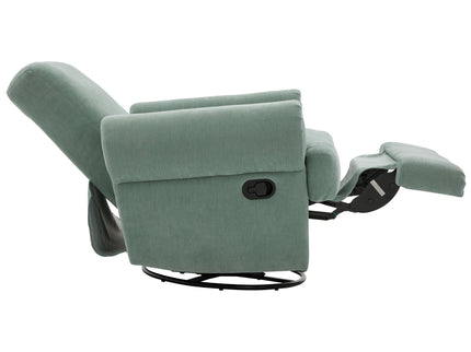 Manual Swivel Recliner Rocker Chair With Adjustable Backrest