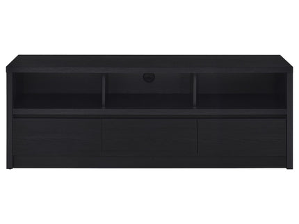 O'Brien - 3 Drawer TV Stand Media Console - Black