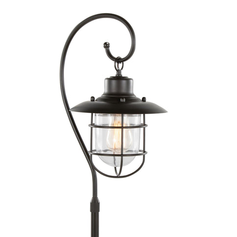 Landen - Contemporary Task Lamp (Set of 2) - Oil Rubbed Bronze / Clear