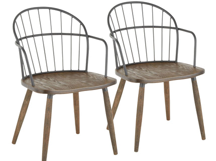 Riley - Farmhouse Office Chair
