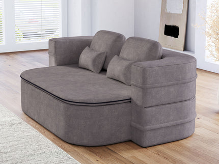 2 In 1 Foldable Sofa Bed With Multi Functional Blanket, Floor Lounge Sofa