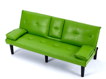 Sofa Bed With Foldable Design And Cup Holder