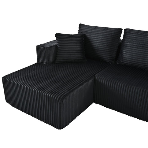 U-Shaped Modular Sectional Sofa With Double Chaise, Oversized Deep Seat For Living Room