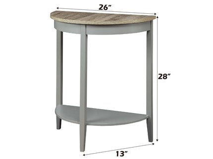 Justino - Console Table - Gray / Oak