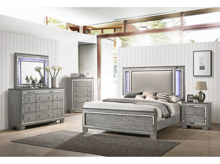 Antares - Mirror With LED - Light Gray
