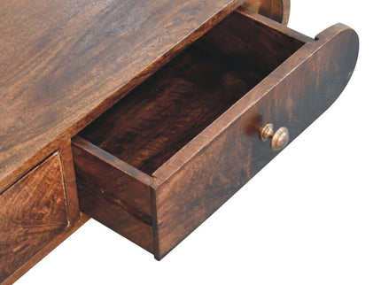Wall Mounted Console Table - Walnut