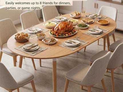 3 In 1 Extendable Dining Table - Wood