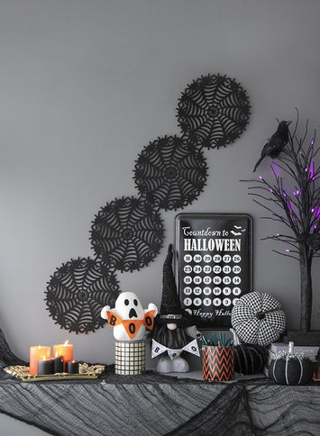 Plaid Pumpkin Decor, For Holiday Halloween Decoration