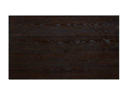 Rectangular Coffee Table With Open Storage Shelf For Living Room - Espresso