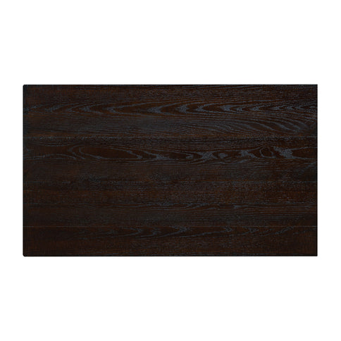 Rectangular Coffee Table With Open Storage Shelf For Living Room - Espresso