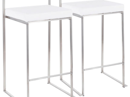 Fuji - Contemporary Elegant Stackable Counter Stool Set