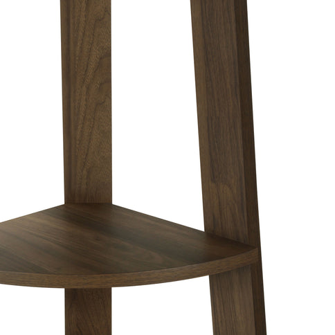 Bookshelf, Bookcase, Etagere, Corner, 5 Tier, For Office, Contemporary & Modern