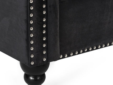 Chesterfield Style 3 Seater Sofa With Deep Button Tufting