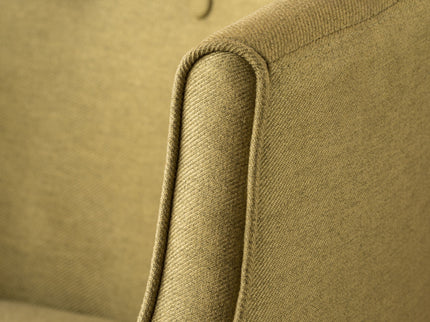 Contemporary Upholstered Club Chair With Button Tufting