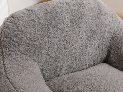 Giant Bean Bag Chair, Spacious Memory Foam With Armrests