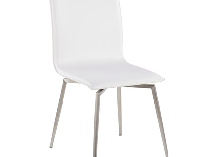 Fuji Mason - Upholstered Swivel Contemporary Dining Set Dining Set, Glass, 5 Piece