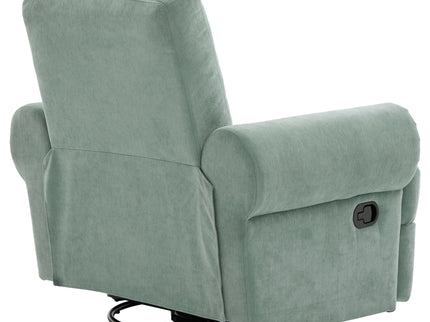 Manual Swivel Recliner Rocker Chair With Adjustable Backrest