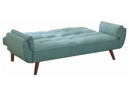 Laggarhem - Tufted Back Upholstered Sofa Bed - Turquoise