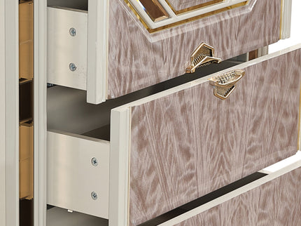 Omari - 5 Drawer Chest - Beige
