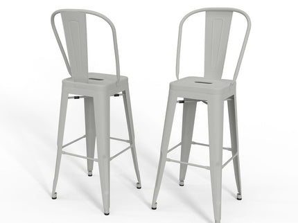 Fletcher - Handcrafted Metal Stool (Set of 2)