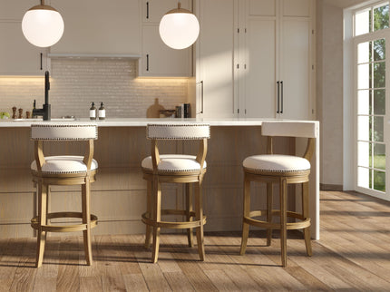 Stool & Upholstered Seat And Back