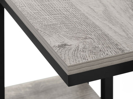 Accent Table, C - Shaped, Marble Look Contemporary & Modern Convenient Design