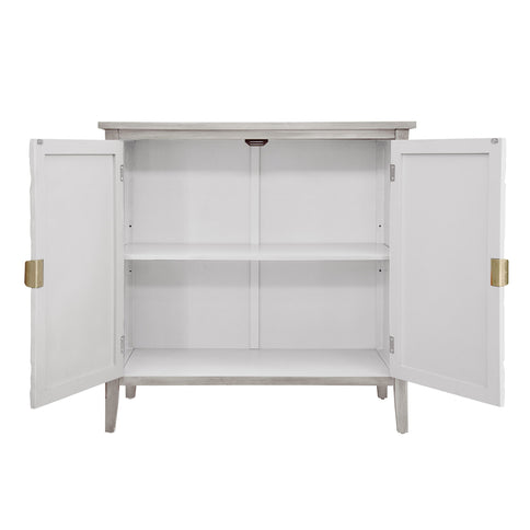 2 Door Cabinet, Suitable For Bedroom - Light Gray