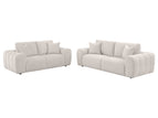 Beige / 2 Pc. Sofa, Loveseat