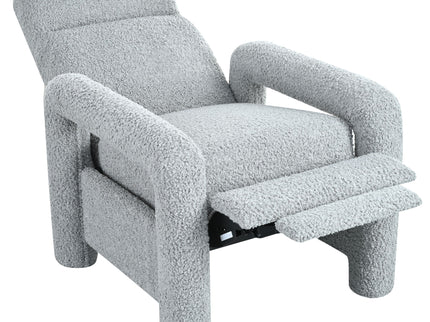 Push Back Recliner Armchair Upholstered Recliner Chair Single Sofa With Adjustable Backrest