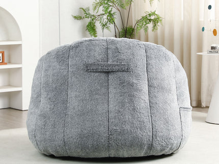 Beanbag Chair, Beanbag Sofa Chair With Armrests Stuffed High Density Foam