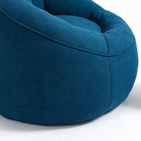 Bedding Bean Bag Sofa Chair High Pressure Foam With Footrest