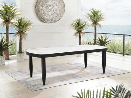 Outdoor Elegance Table, Rounded Corners
