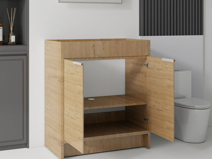 Freestanding Bathroom Vanity Cabinet With Soft Close Doors, Cabinet Only