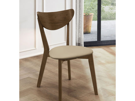 Mid-Century Modern Upholstered Dining Chair (Set of 2)