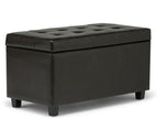 Dark Brown / Faux Leather