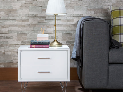 Deoss - Accent Table - White
