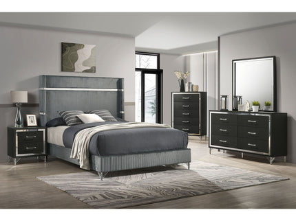 Malcolm - 6 Drawer Dresser Cabinet - Black
