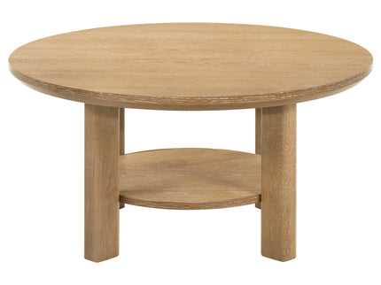 Crispin - Round Table With Lower Shelf