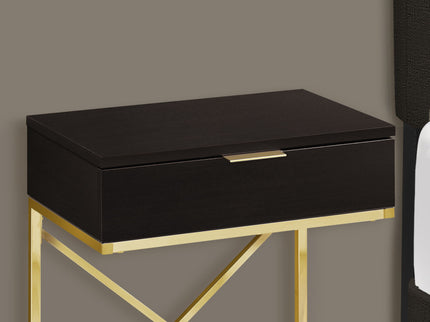 Accent Side Table, Storage Drawer, Spacious Tabletop, Contemporary & Modern