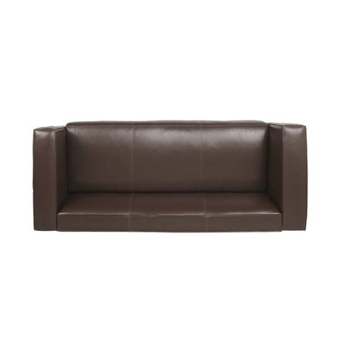 Contemporary 3 Seater Sofa With Tuxedo Design