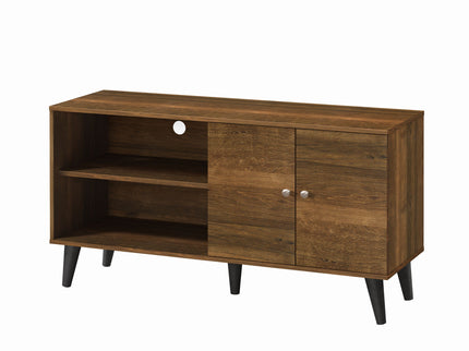 Amidon - TV Stand, With 2 Storage Shelves And 1 Cabinet