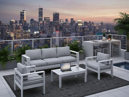 Outdoor Patio Set With All-Weather Thick Cushions