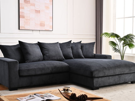 Luxe - Oversized 2 Piece Sectional Couches For Living Room, L Shaped Sofa With Chaise