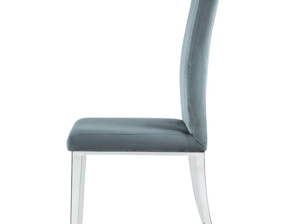 Tufted Side Upholstered Dining Chair (Set of 2) - Gray