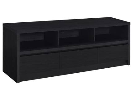 O'Brien - 3 Drawer TV Stand Media Console - Black