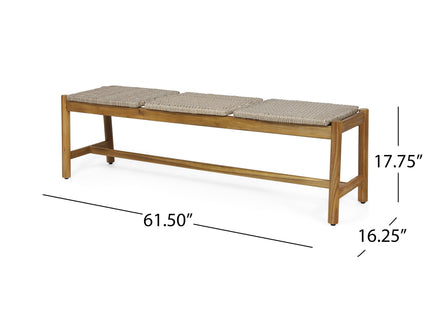 Cambria - 3 Seater Bench - Teak