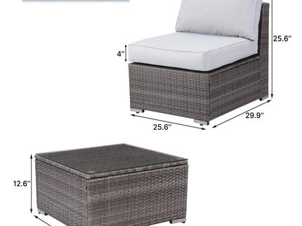 Modern Patio Set With Coffee Table