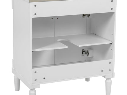 Bathroom Vanity Cabinet With Sink, Soft Close Doors, Storage Cabinet
